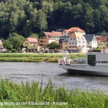 Elbaussicht - Krippen